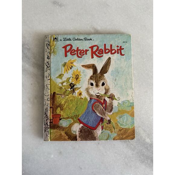 A Little Golden Book- Peter Rabbit , Beatrix Potter (1970, Hardcover) Vintage - Picture 1 of 5